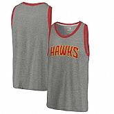 Atlanta Hawks Fanatics Branded Wordmark Tri-Blend Tank Top - Heathered Gray,baseball caps,new era cap wholesale,wholesale hats